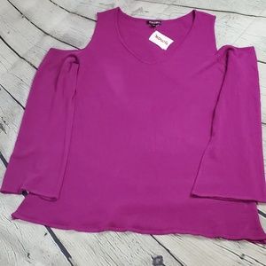 Roz & All Cold Shoulder Tunic Sweater